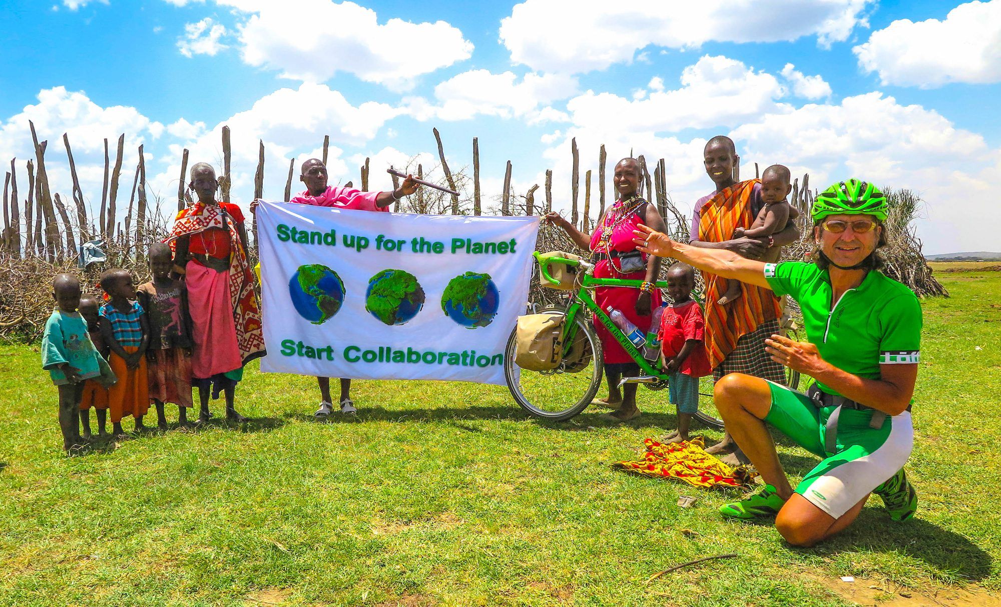 Michael Evertz bei den Massai